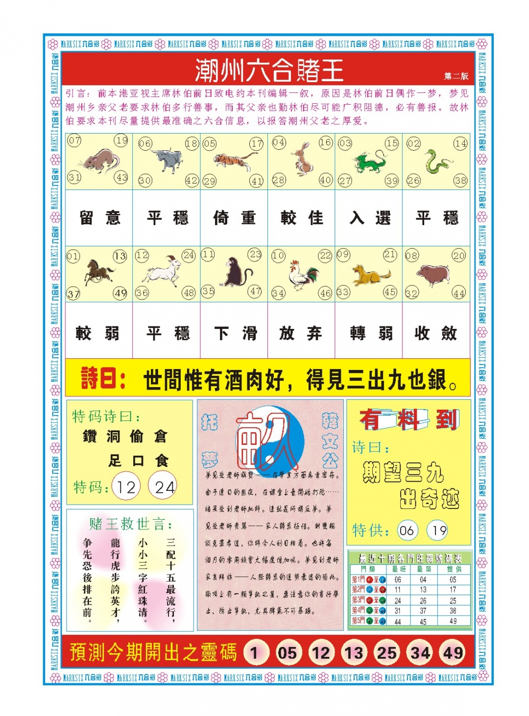 054期潮州六合赌王B[图]