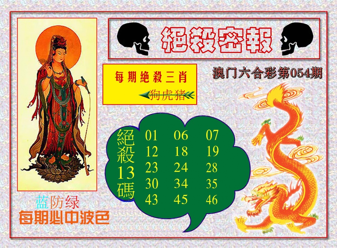 054期绝杀密报[图]
