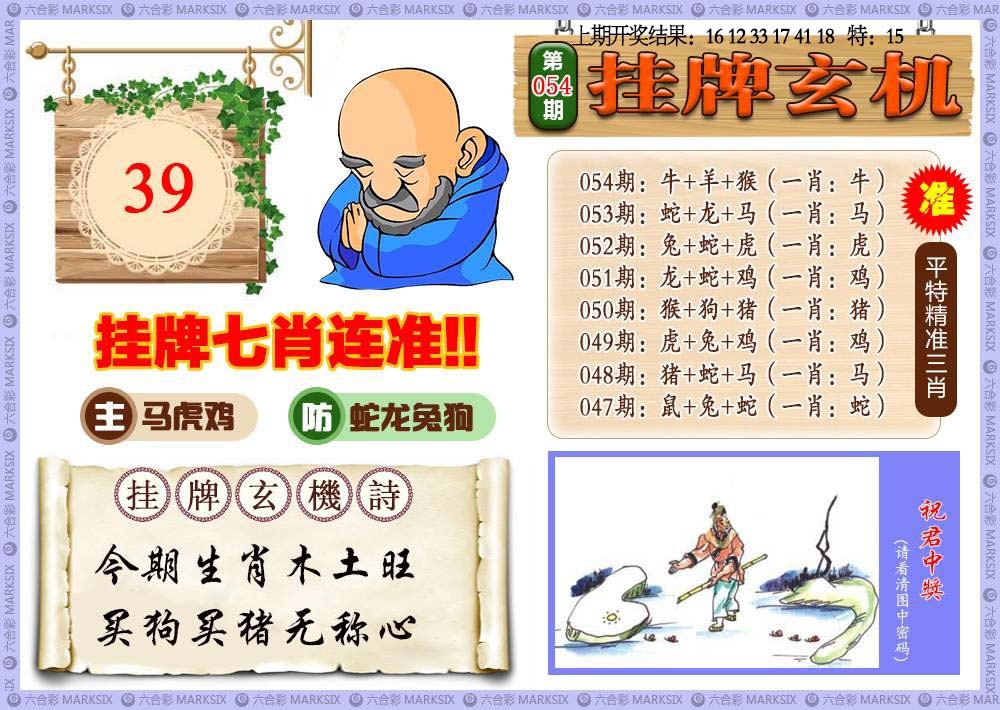 054期挂牌玄机[图]