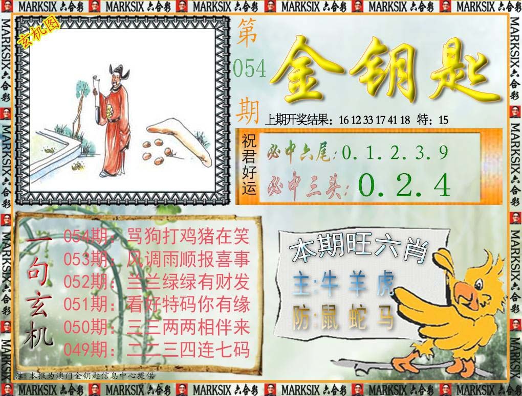 054期金钥匙[图]
