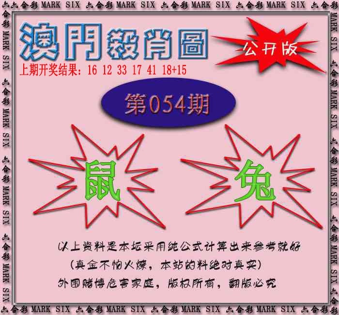 054期赛马会杀肖图[图]
