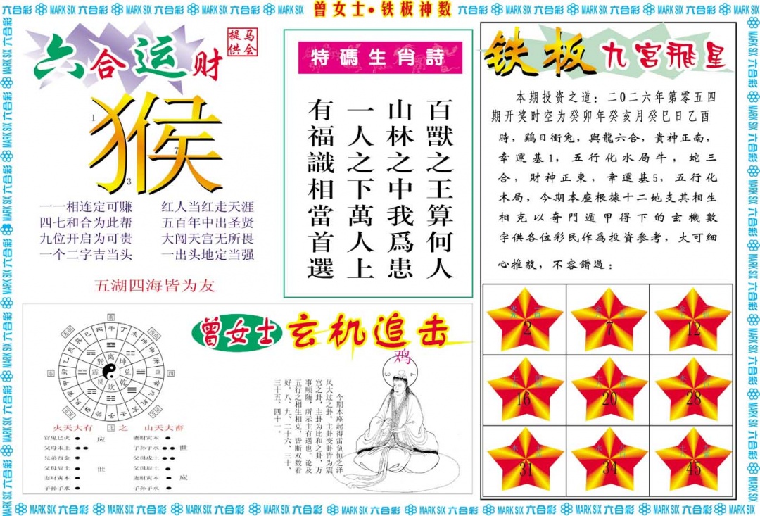 054期曾女士铁板神数B[图]