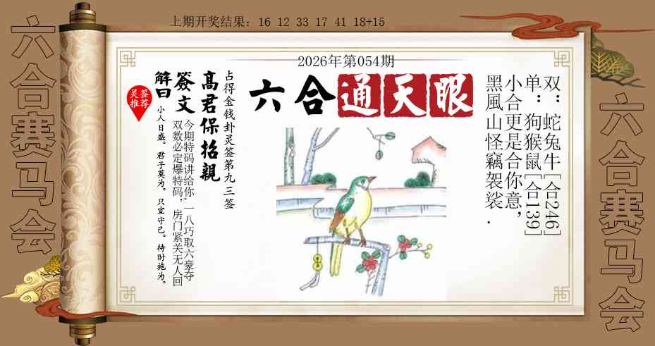 054期六合通天眼[图]