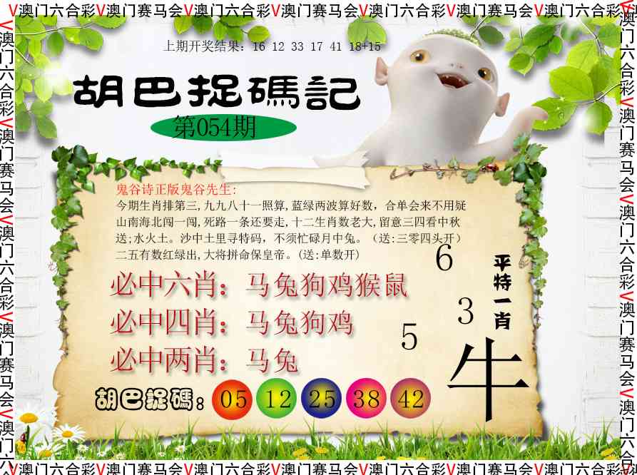 054期胡巴抓码记[图]