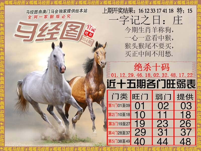 054期马经4[图]