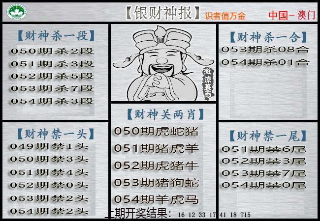 054期银财神[图]