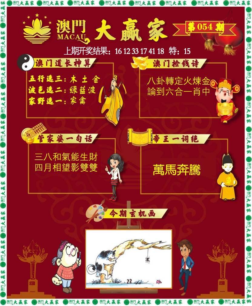 054期大赢家[图]