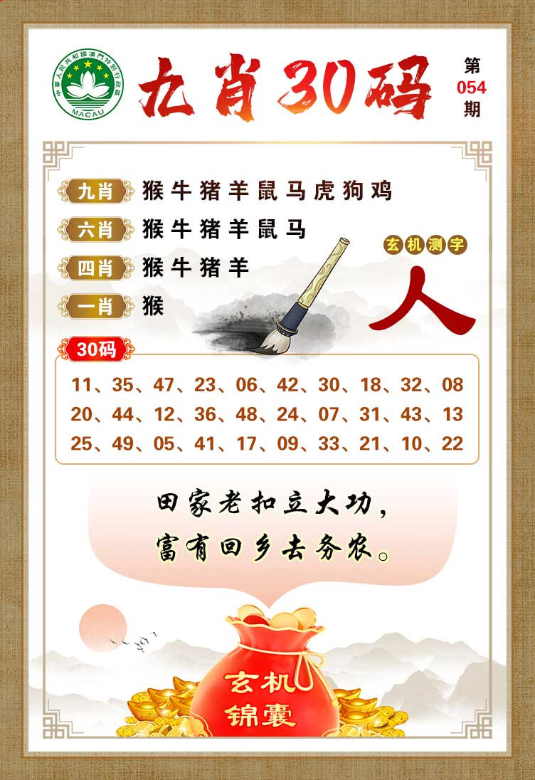054期九肖30码[图]