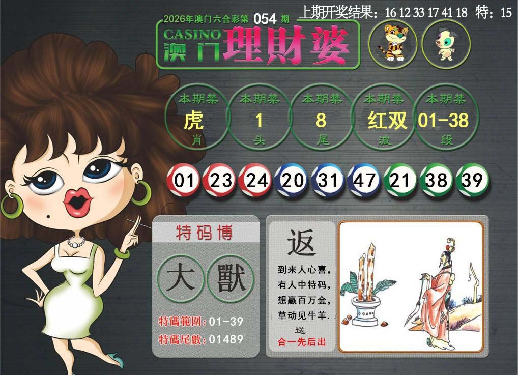 054期澳门理财婆[图]