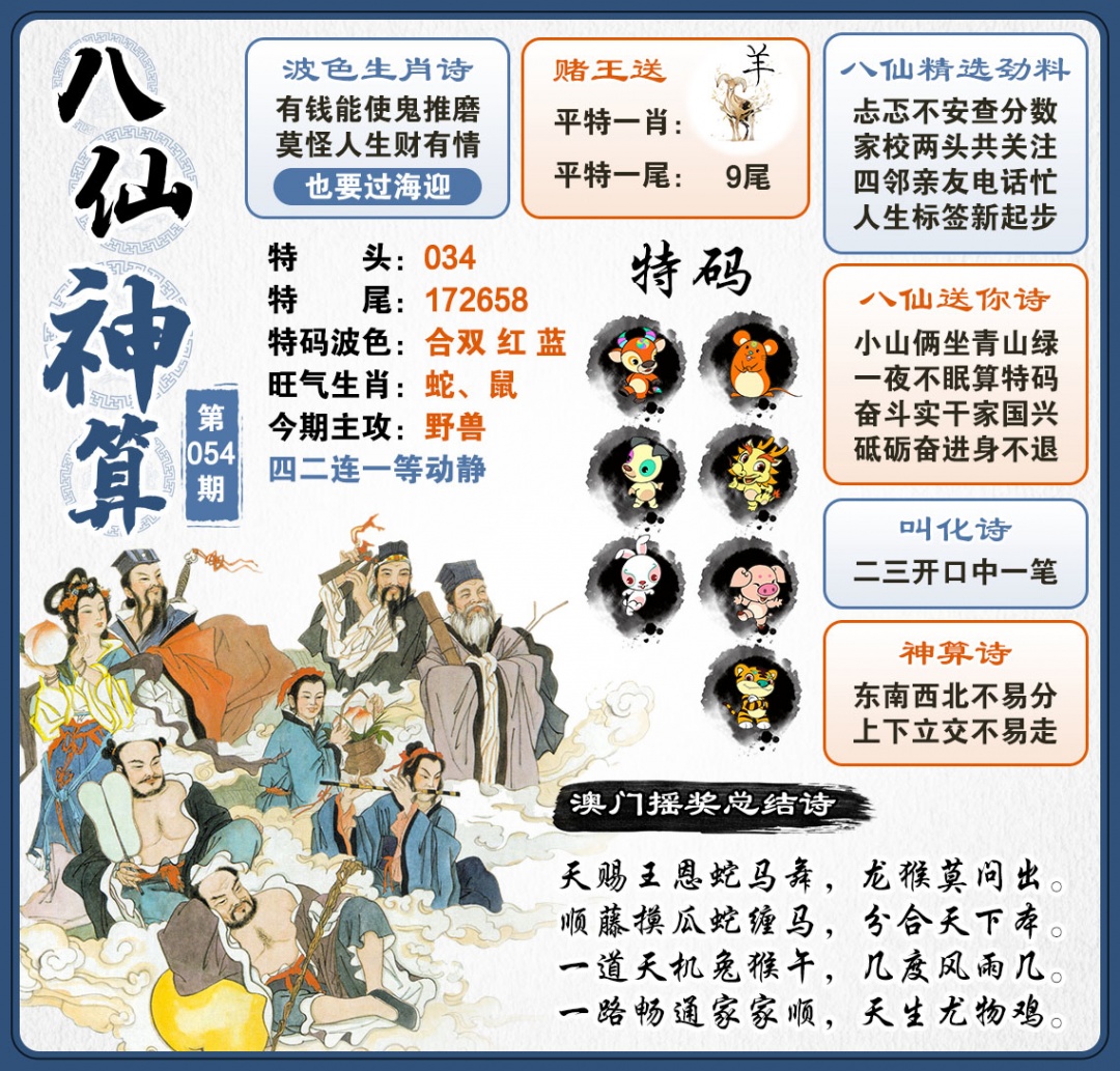 054期八仙神算[图]
