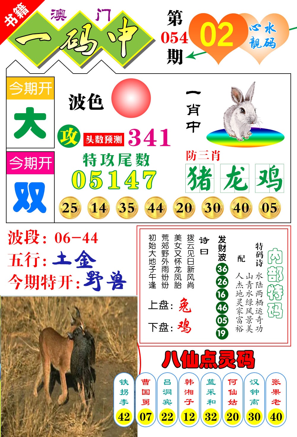 054期澳门发财波[图]