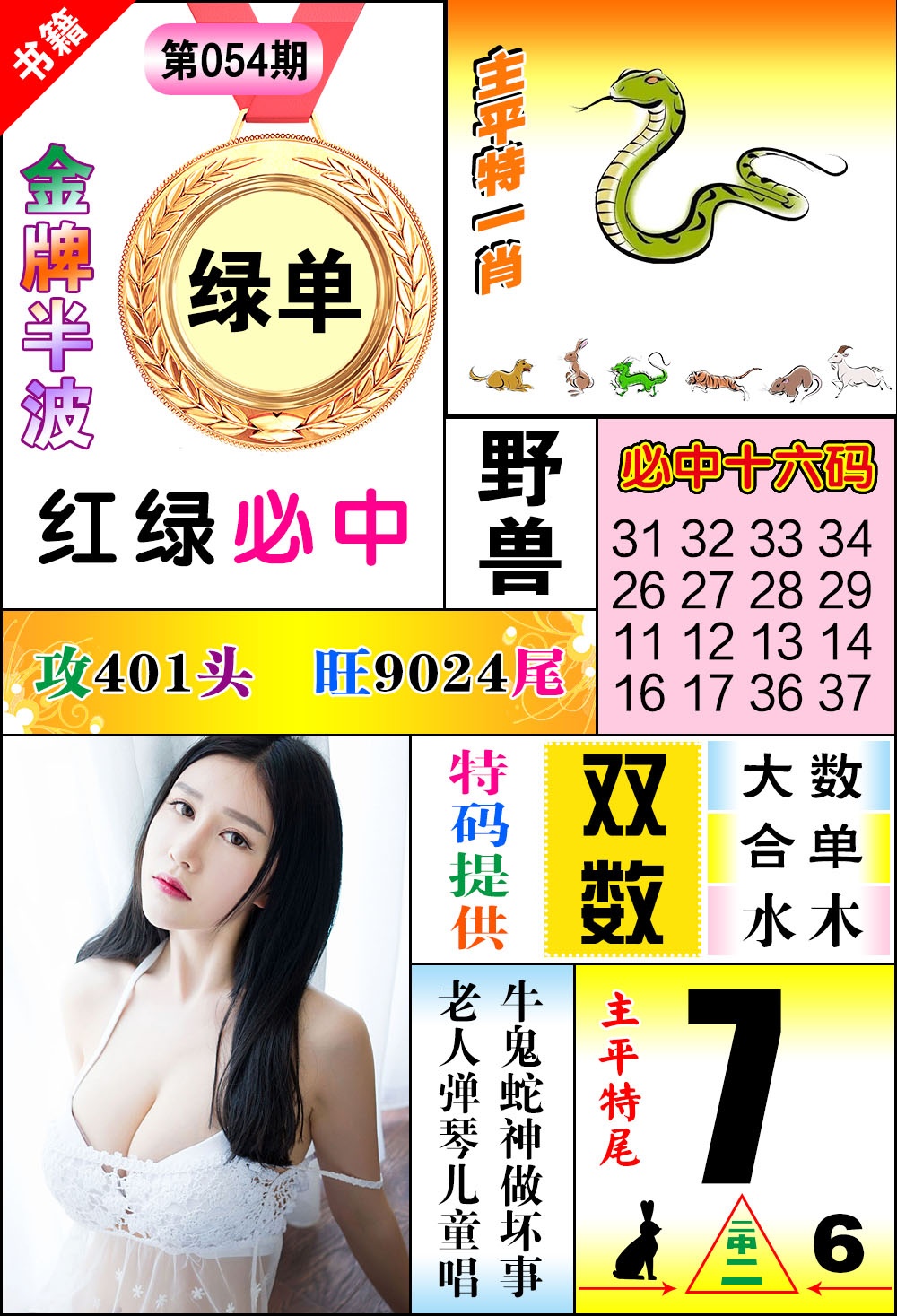 054期澳门金牌半波[图]