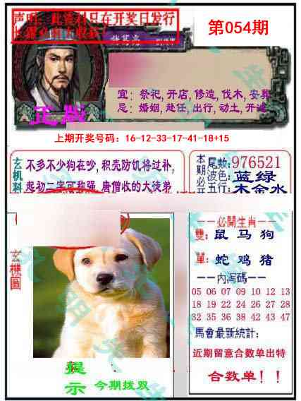 054期正版孔明报[图]