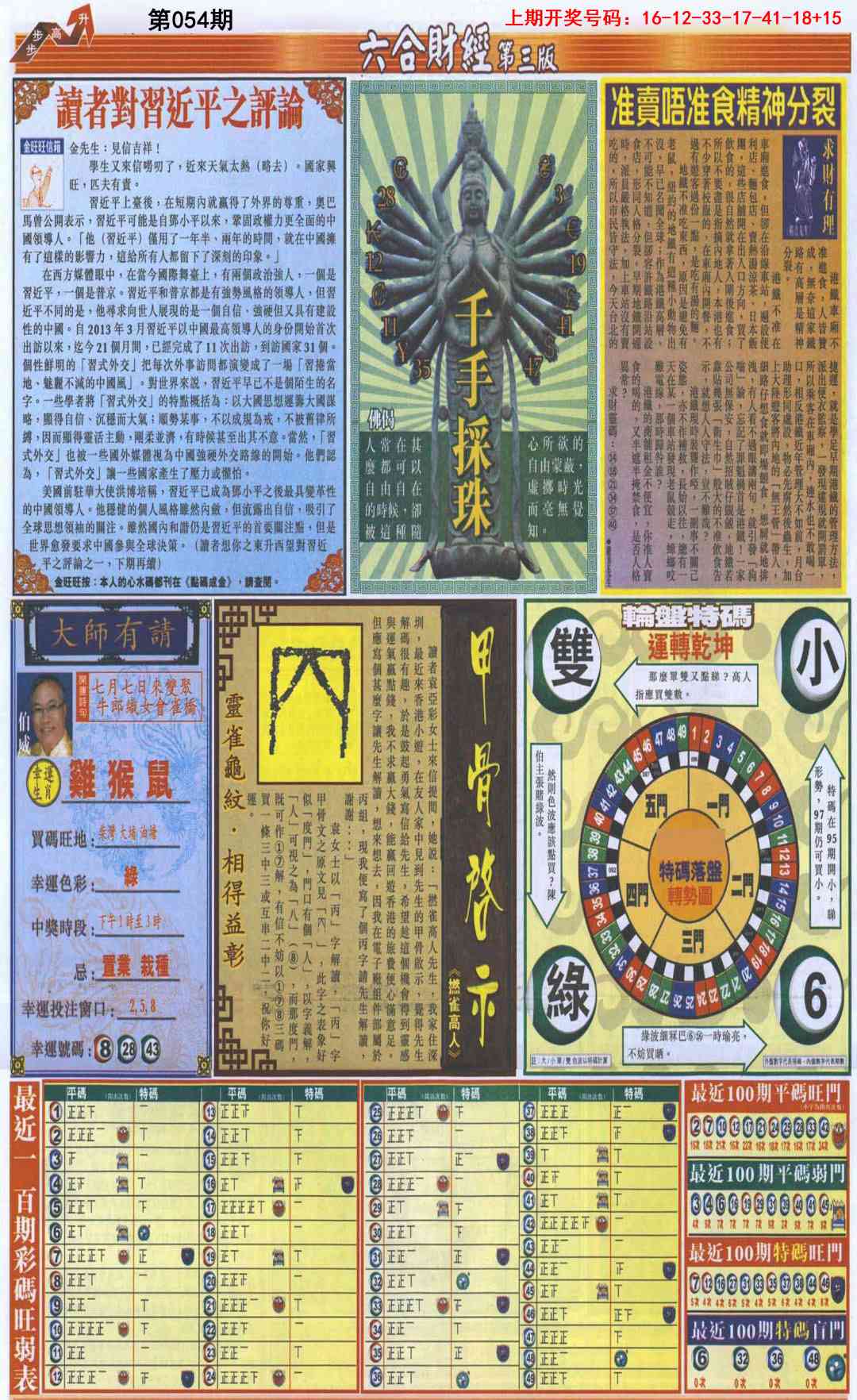 054期六合财经C加大版[图]