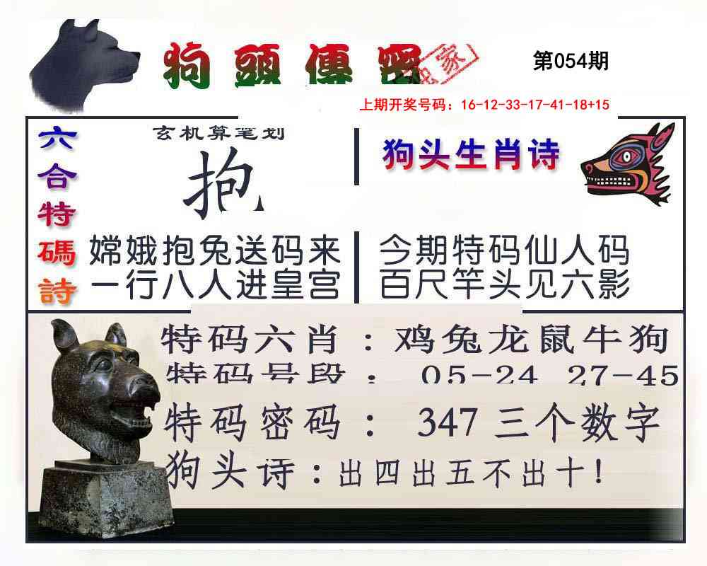 054期狗头传密[图]