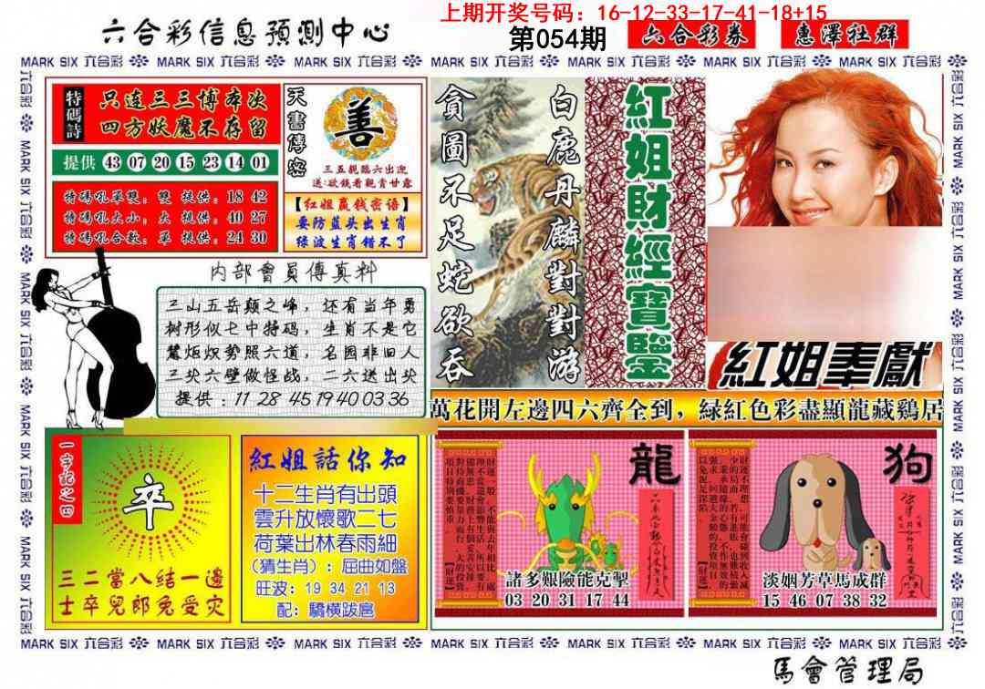 054期红姐财经宝鉴[图]