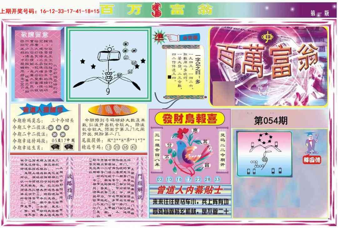 054期百万富翁A[图]