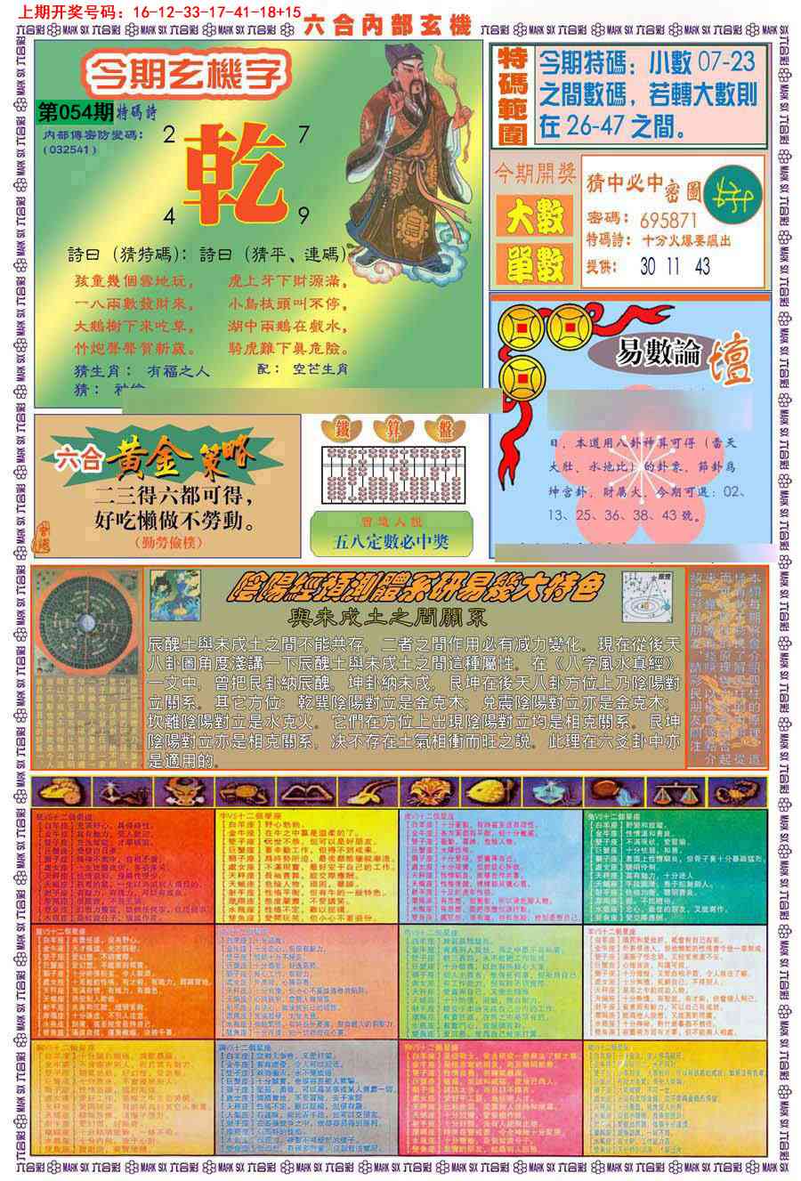 054期(新版)内部玄机B[图]