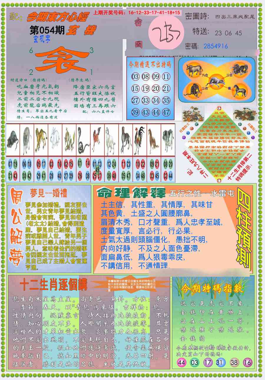 054期(新版)东方心经B[图]