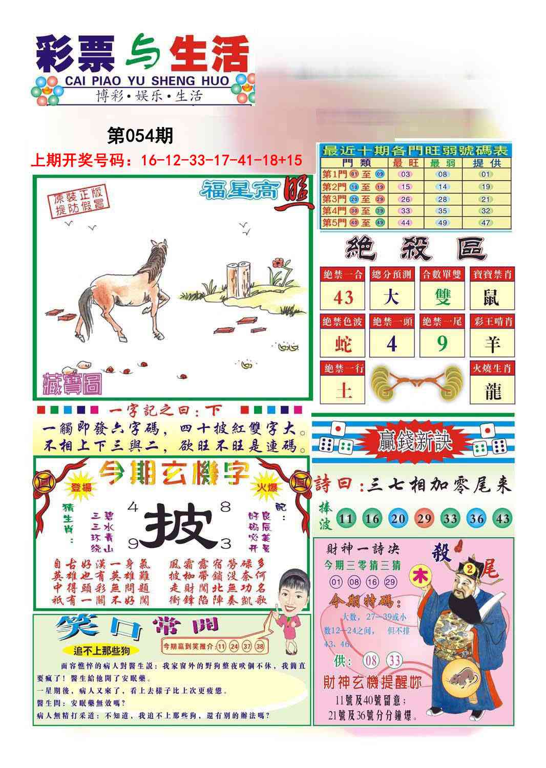 054期合众赌经A[图]