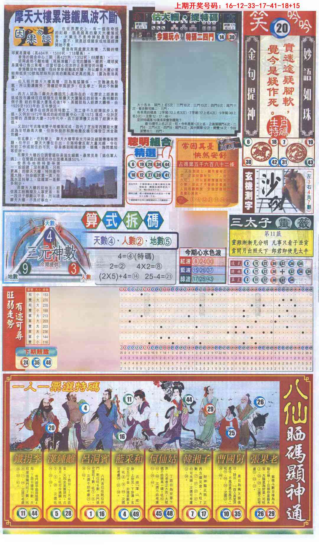 054期新报跑狗-1(正面)[图]