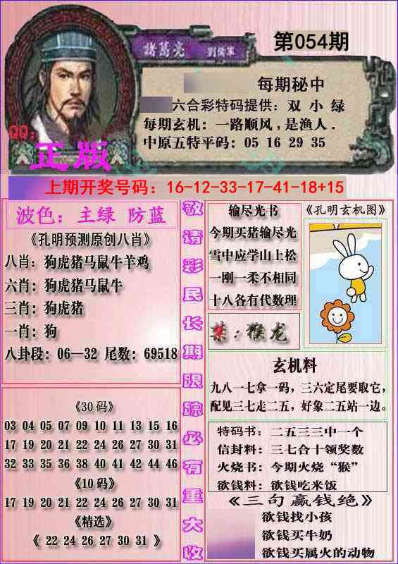 054期一代孔明报[图]